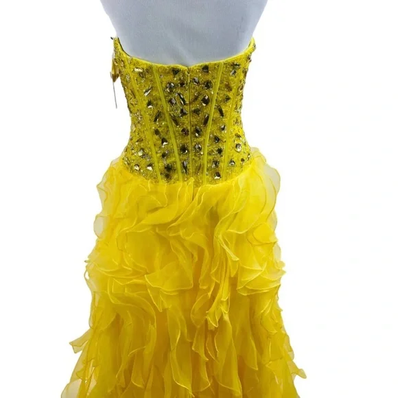 Giosue High Low Fun Fashion OOC Pageant Designer dress 4 8 NWT - Picture 6 of 6